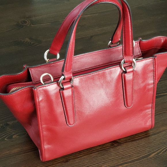 Brand New Coach SMTH Mini Crossbody Red Current - Picture 8 of 11